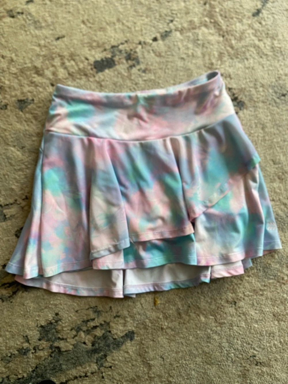 all in motion Pastel Tie-Dye Circle Skirt in Pink & Blue